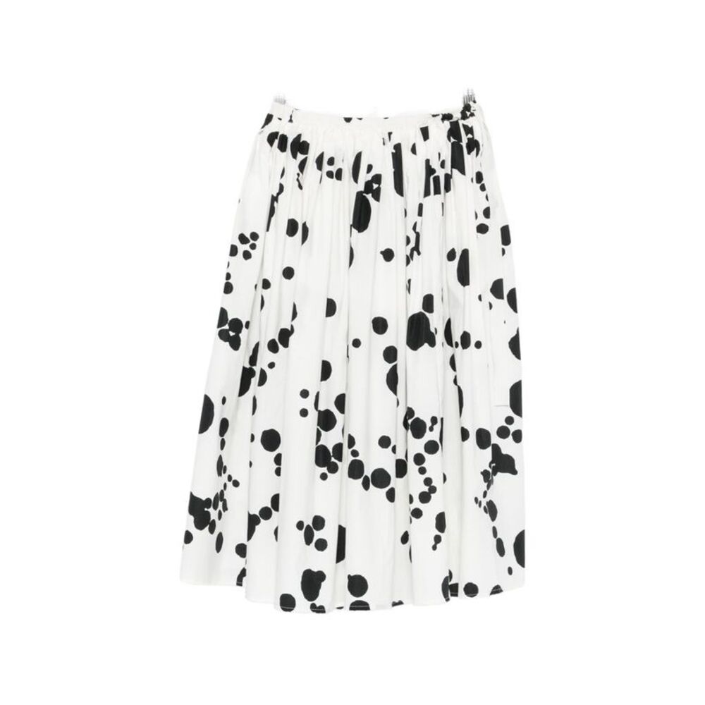 Apuntob Women Printed Cotton Midi Skirt